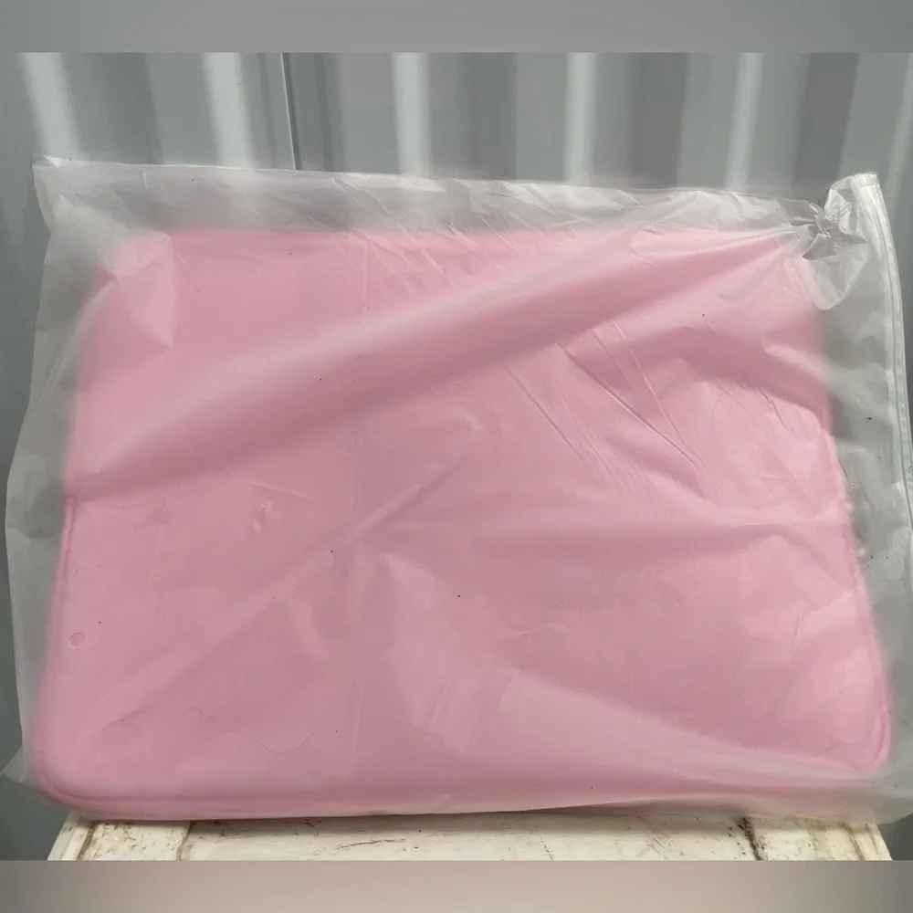 Pink RAINYEAR Protective Case Fluffy Lining Cover Bag 15.4'' MacBook Pro Sleeve